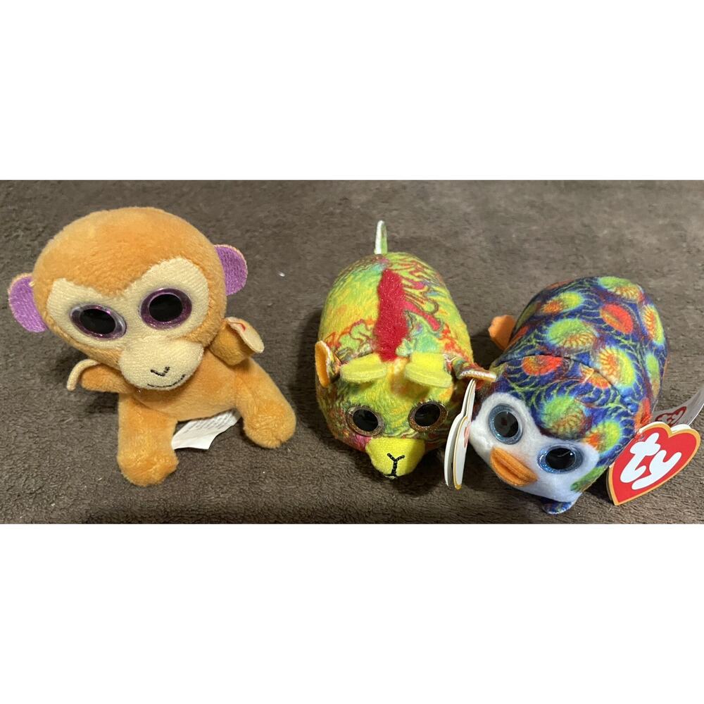 Lot of 3 McDonalds Ty Teenie Beanie Boos Happy Meals